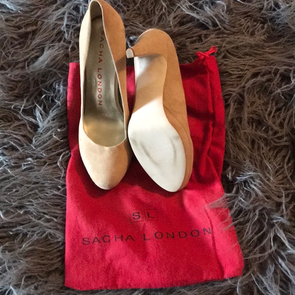 Nude tan heels
